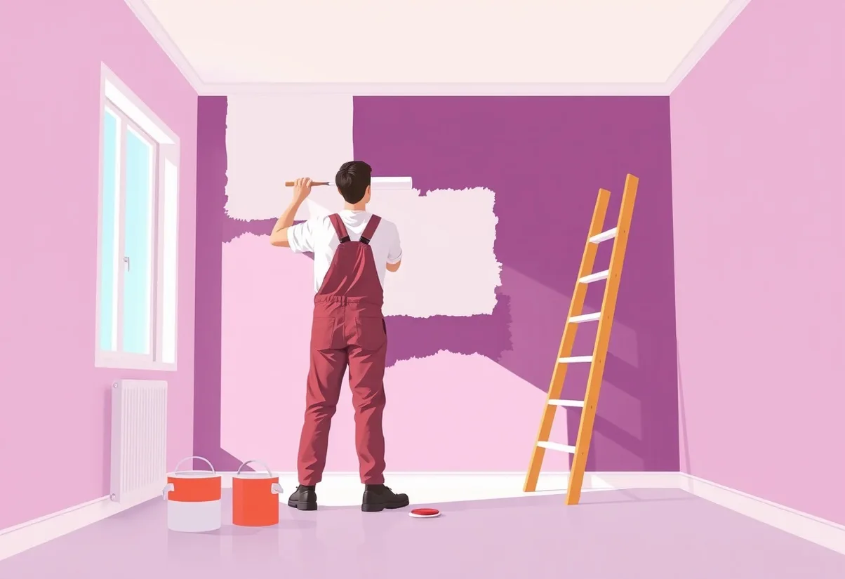 Peintre Saint-Gilles 30800 en intervention sur un chantier